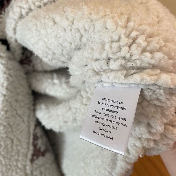 Johnny Was Lori faux suede sherpa jacket - Picture 7 of 7